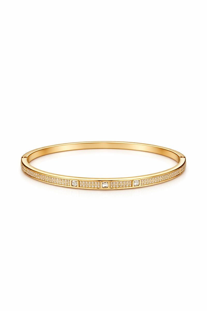 Crystal Line Bangle