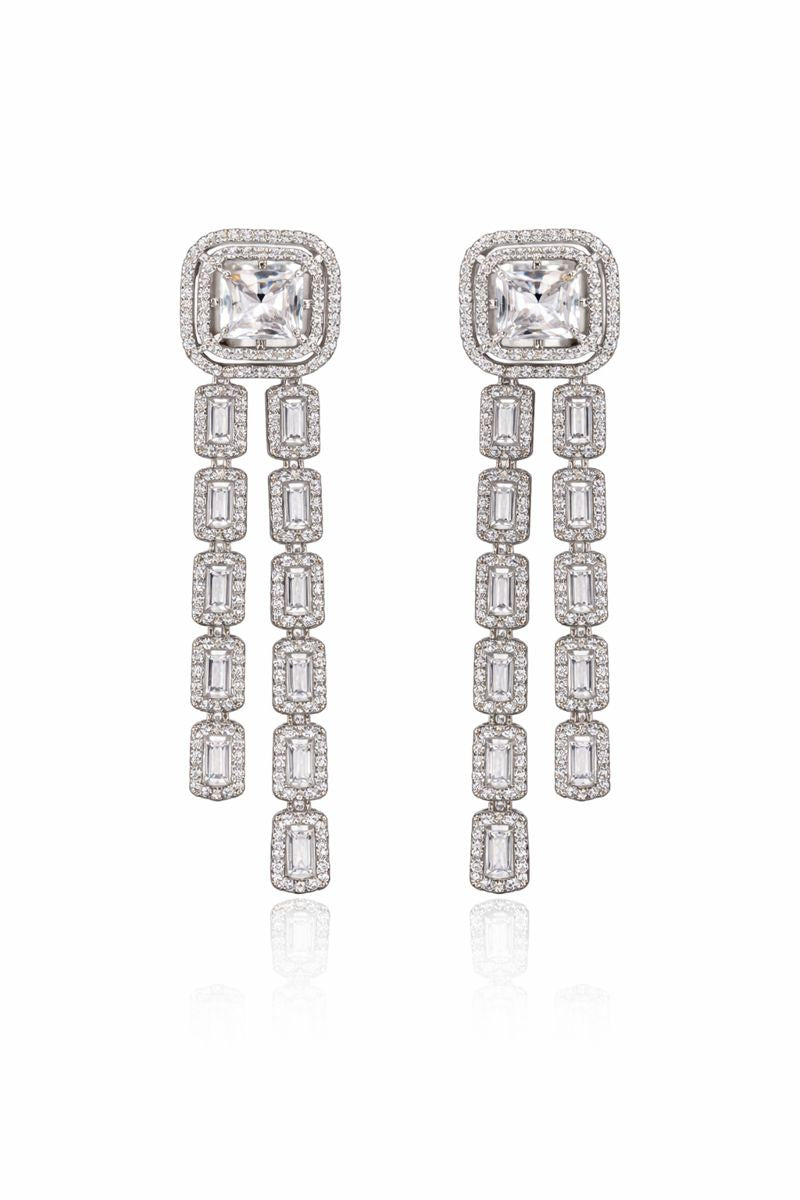 Diamond Luxe Cascade Earrings