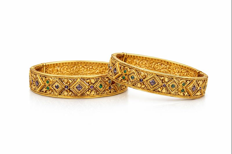 Mehr Heritage Bangles — Pair